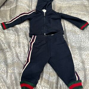 Gucci sweatsuit 9m-12m unisex